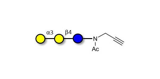 Isoglobotriose (iGb3) with terminal alkyne (Linker-CΞCH A) - linear B-6 trisaccharide ; IsoGb3; 3α,4β-Galactotriose; 3'-Galactosyl-lactose