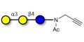Isoglobotriose (iGb3) with terminal alkyne (Linker-CΞCH A) - linear B-6 trisaccharide ; IsoGb3; 3α,4β-Galactotriose; 3'-Galactosyl-lactose