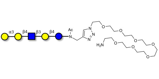 Galili antigen pentaose with free terminal amine (Linker-NH2 C)