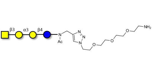 Isoglobotetraose (iGb4) with free terminal amine (Linker-NH2 B) - Cytolipin R; Globoisotetraose