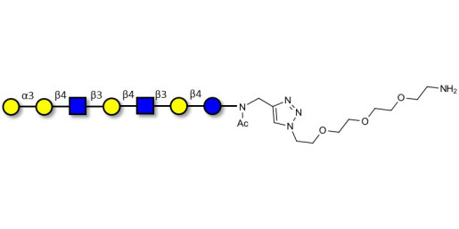 Galili antigen heptaose with free terminal amine (Linker-NH2 B)