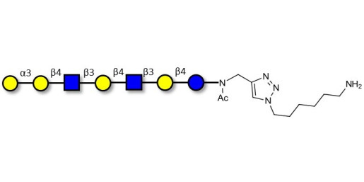 Galili antigen heptaose with free terminal amine (Linker-NH2 D)