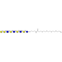 Galili antigen nonaose with terminal azide (Linker-N3 A)