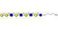 Galili antigen nonaose with free terminal amine (Linker-NH2 A)