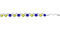 Galili antigen undecaose with free terminal amine (Linker-NH2 A)