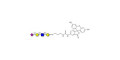 Sialylated tetraose type 1 linked to fluorescein (Linker-FLUO A)