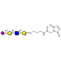 Sialylated tetraose type 1 linked to maleimide (Linker-MAL A)