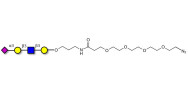 Sialylated tetraose type 1...