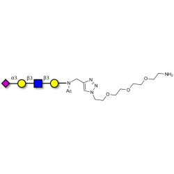 Sialylated tetraose type 1 with free terminal amine (Linker-NH2 B)