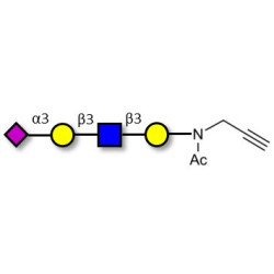 Sialylated tetraose type 1 with terminal alkyne (Linker-CΞCH A)