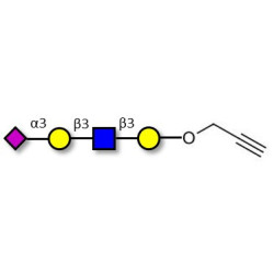 Sialylated tetraose type 1 with terminal alkyne (Linker-CΞCH B)