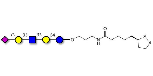LS-Tetrasaccharide a (LSTa)  with cyclic di-thiol (Linker-LIPO A) - Sialyl-lacto-N-tetraose a ; SLNT-a