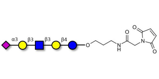 LS-Tetrasaccharide a (LSTa)  linked to maleimide (Linker-MAL A) - Sialyl-lacto-N-tetraose a ; SLNT-a