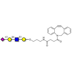 Sialylated tetraose type 2 with DBCO (Linker-DBCO A)