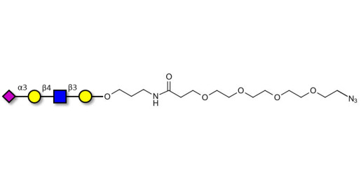 Sialylated tetraose type 2 with terminal azide (Linker-N3 A)