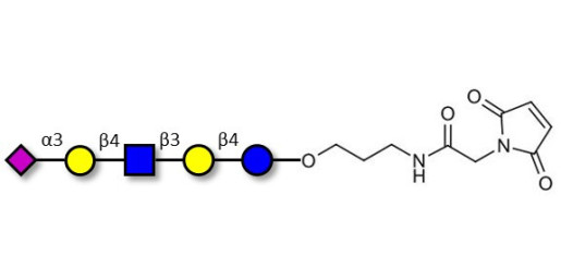 LS-Tetrasaccharide d (LSTd)  linked to maleimide (Linker-MAL A) - Sialyl-lacto-N-neotetraose d ; SLNnT-d