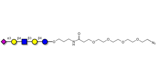 LS-Tetrasaccharide d (LSTd)  with terminal azide (Linker-N3 A) - Sialyl-lacto-N-neotetraose d ; SLNnT-d