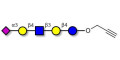 LS-Tetrasaccharide d (LSTd)  with terminal alkyne (Linker-CΞCH B) - Sialyl-lacto-N-neotetraose d ; SLNnT-d