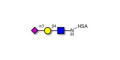 3'-α-sialyl-Acetyl-Lactosamine (3'SIA-LN) grafted on HSA - Sialylated triose type 2 (sLex precursor)