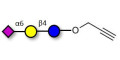 2,6'-Sialyllactose (6'-SL) with terminal alkyne (Linker-CΞCH B) - 6'-SL ; N-Acetylneuramin-lactose