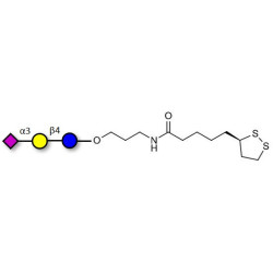 3'-Sialyllactose (3'-SL) / GM3 Ganglioside oligosaccharide with cyclic di-thiol (Linker-LIPO A)