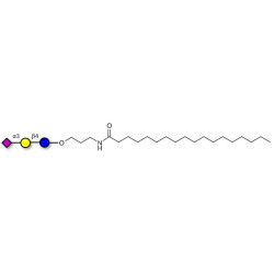 3'-Sialyllactose (3'-SL) / GM3 Ganglioside oligosaccharide with stearic chain (Linker-STEA A)