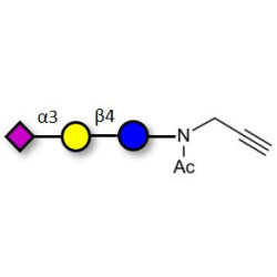 3'-Sialyllactose (3'-SL) / GM3 Ganglioside oligosaccharide with terminal alkyne (Linker-CΞCH A)