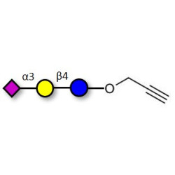 3'-Sialyllactose (3'-SL) / GM3 Ganglioside oligosaccharide with terminal alkyne (Linker-CΞCH B)