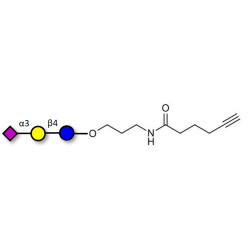 3'-Sialyllactose (3'-SL) / GM3 Ganglioside oligosaccharide with terminal alkyne (Linker-CΞCH C)