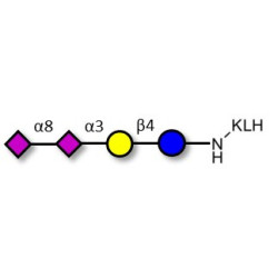 GD3 Ganglioside oligosaccharide / Disialyl lactose (DSL) grafted on KLH