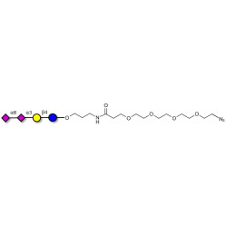 GD3 Ganglioside oligosaccharide / Disialyl lactose (DSL) with terminal azide (Linker-N3 A)