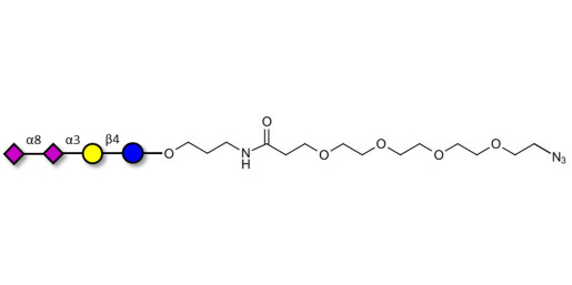 GD3 Ganglioside oligosaccharide / Disialyl lactose (DSL) with terminal azide (Linker-N3 A) - Disialyl lactose ;DS-L