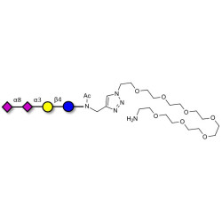 GD3 Ganglioside oligosaccharide / Disialyl lactose (DSL) with free terminal amine (Linker-NH2 C)