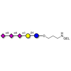 GT3 Ganglioside oligosaccharide grafted on gel for affinity chromatography (Linker-GEL B)