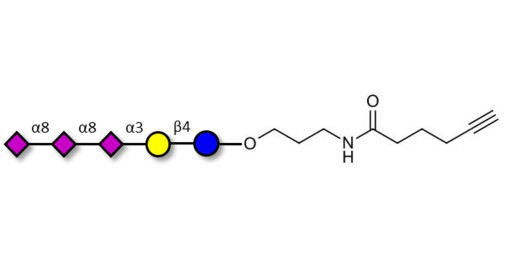 GT3 Ganglioside oligosaccharide with terminal alkyne (Linker-CΞCH C) - Trisialyl lactose 
