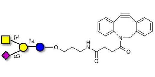 GM2 Ganglioside oligosaccharide with DBCO (Linker-DBCO A)