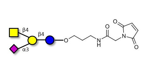 GM2 Ganglioside oligosaccharide linked to maleimide (Linker-MAL A)