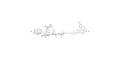 GD2 Ganglioside oligosaccharide linked to fluorescein (Linker-FLUO A)