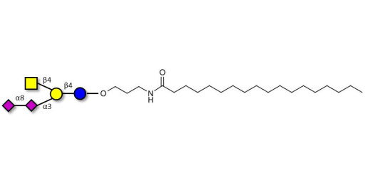 GD2 Ganglioside oligosaccharide with stearic chain (Linker-STEA A)
