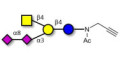 GD2 Ganglioside oligosaccharide with terminal alkyne (Linker-CΞCH A) - GLY094-NPR