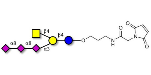GT2 Ganglioside oligosaccharide linked to maleimide (Linker-MAL A)
