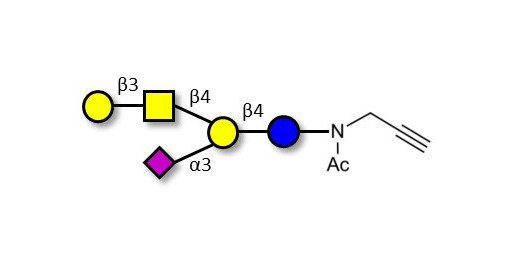 GM1a Ganglioside oligosaccharide with terminal alkyne (Linker-CΞCH A) - GLY096-NPR
