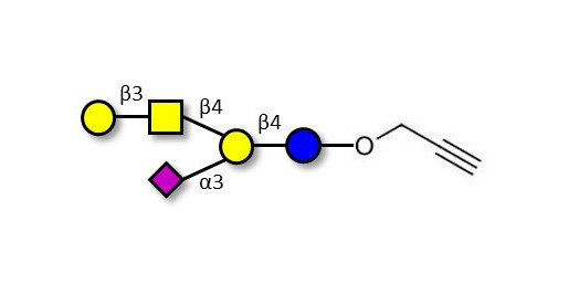 GM1a Ganglioside oligosaccharide with terminal alkyne (Linker-CΞCH B)