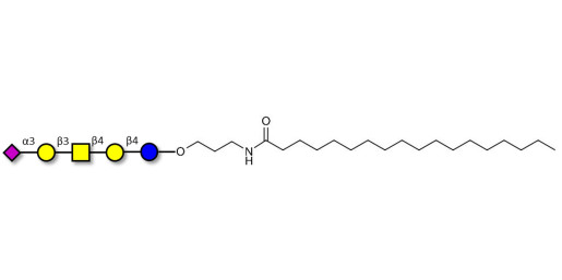 GM1b Ganglioside oligosaccharide with stearic chain (Linker-STEA A)