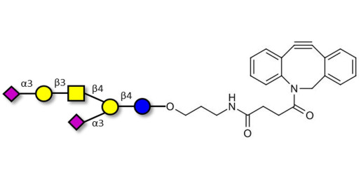 GD1a Ganglioside oligosaccharide with DBCO (Linker-DBCO A)