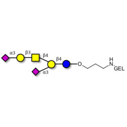 GD1a Ganglioside oligosaccharide grafted on gel for affinity chromatography (Linker-GEL B)