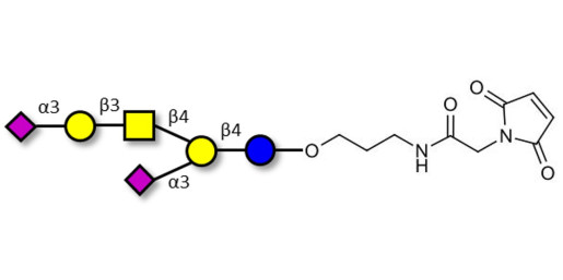 GD1a Ganglioside oligosaccharide linked to maleimide (Linker-MAL A)