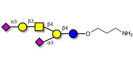 GD1a Ganglioside oligosaccharide with free terminal amine (Linker-NH2 A)