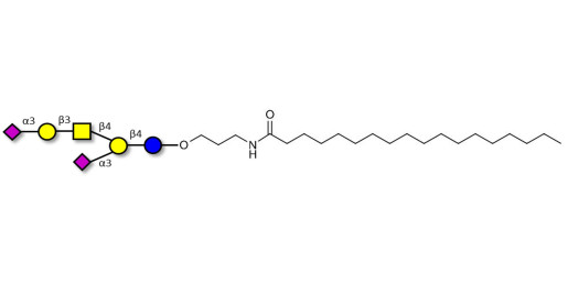 GD1a Ganglioside oligosaccharide with stearic chain (Linker-STEA A)