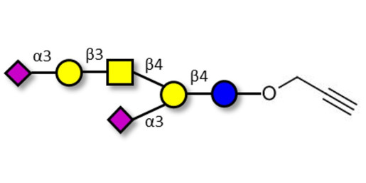 GD1a Ganglioside oligosaccharide with terminal alkyne (Linker-CΞCH B)